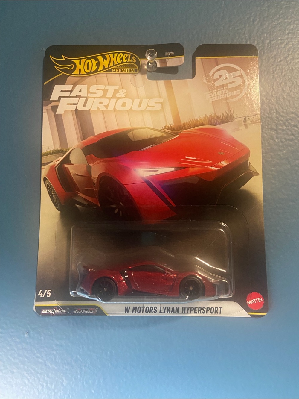 Hot Wheels Premium W Motors Lykan Hypersport Toy Car - Red